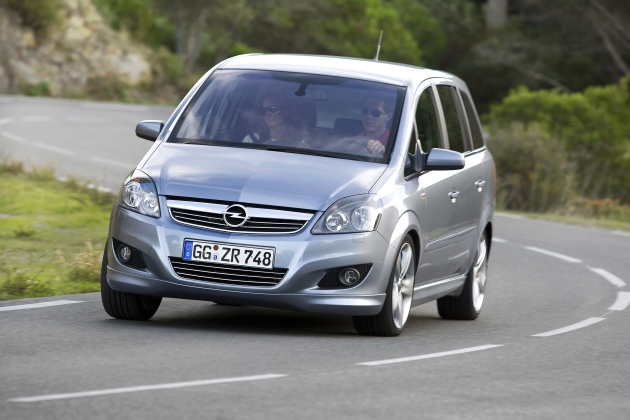 Opel Zafira:
Opel Zafira